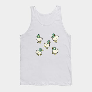 many ducks doing things / sarah and duck Tank Top